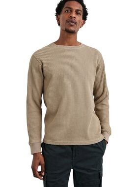 Rails Waffle Knit Long Sleeve Wade Thermal Barley